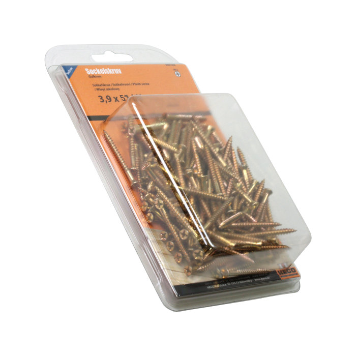 Sokkelskrue 3,9x57 mm - 100 stk. 